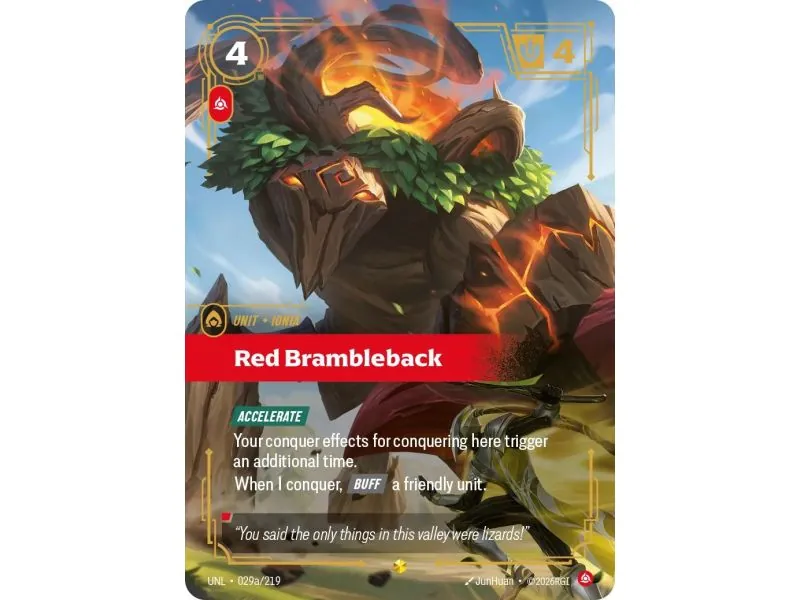 Red Brambleback (Alt/Token side) UNL-029A | UNL | ProCards México