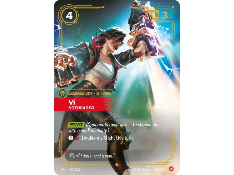 Vi - Hotheaded (Base) UNL-030 | UNL | ProCards México