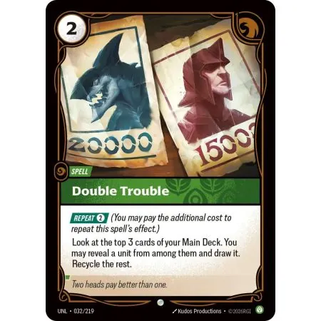 Double Trouble (Base) UNL-032 | UNL | ProCards México
