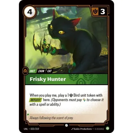 Frisky Hunter (Base) UNL-033 | UNL | ProCards México