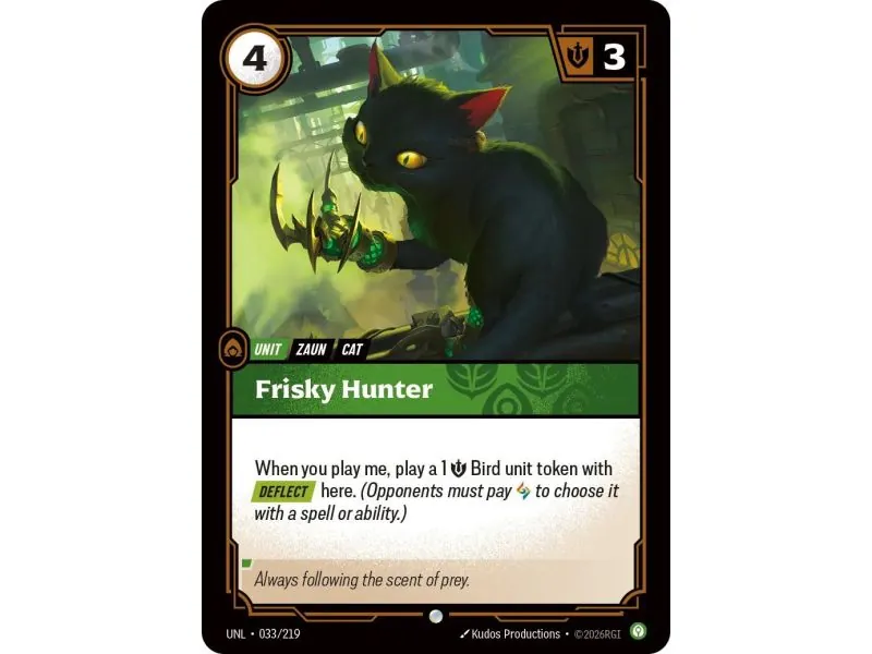 Frisky Hunter (Base) UNL-033 | UNL | ProCards México