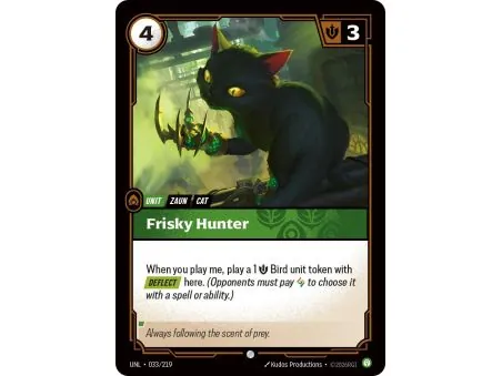 Frisky Hunter (Base) UNL-033 | UNL | ProCards México