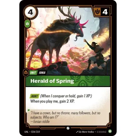 Herald of Spring (Base) UNL-034 | UNL | ProCards México