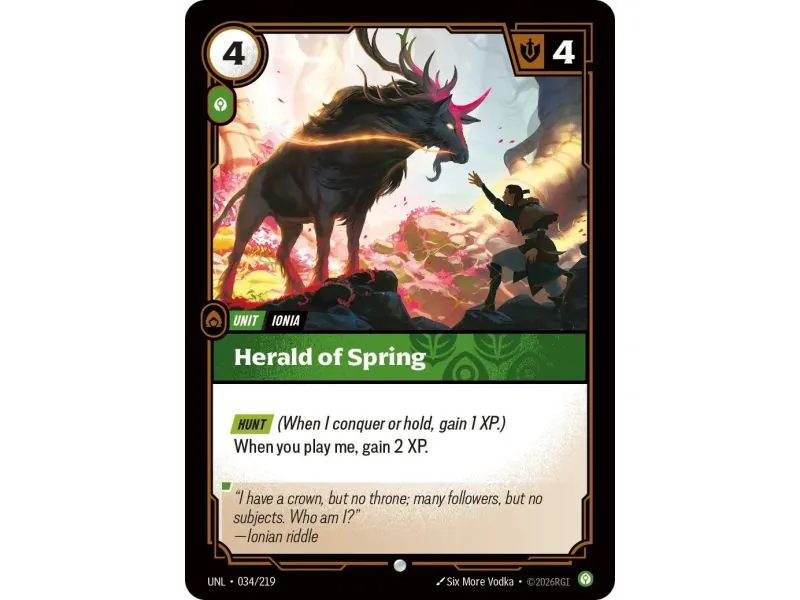 Herald of Spring (Base) UNL-034 | UNL | ProCards México