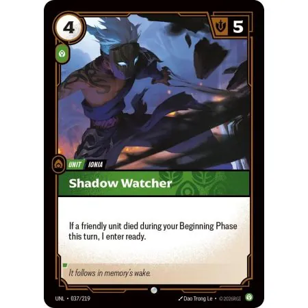 Shadow Watcher (Base) UNL-037 | UNL | ProCards México
