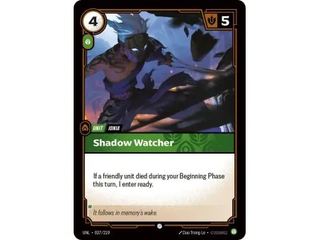 Shadow Watcher (Base) UNL-037 | UNL | ProCards México