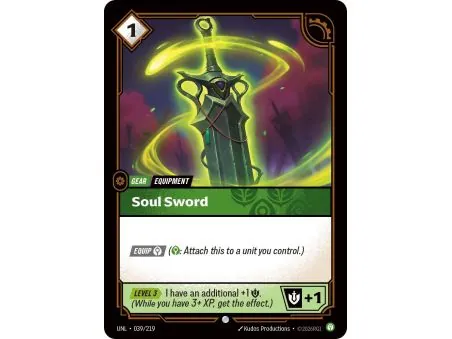 Soul Sword (Base) UNL-039 | UNL | ProCards México