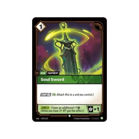 Soul Sword (Promo) UNL-039-P | UNL | ProCards México
