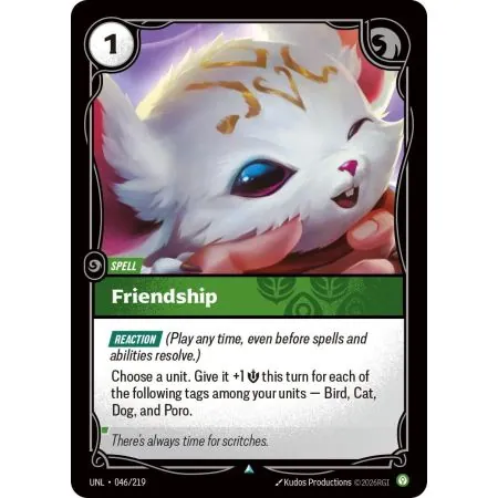 Friendship (Base) UNL-046 | UNL | ProCards México