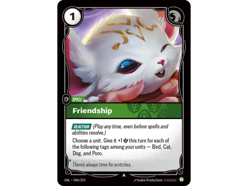 Friendship (Base) UNL-046 | UNL | ProCards México