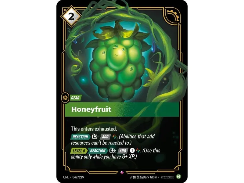 Honeyfruit (Base) UNL-049 | UNL | ProCards México