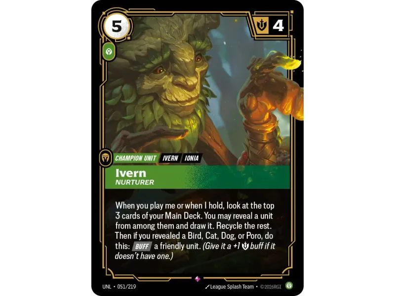 Ivern - Nurturer (Base) UNL-051 | UNL | ProCards México