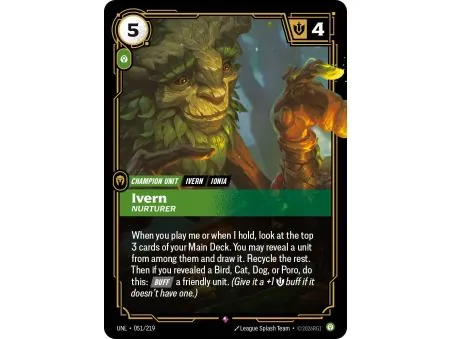 Ivern - Nurturer (Base) UNL-051 | UNL | ProCards México