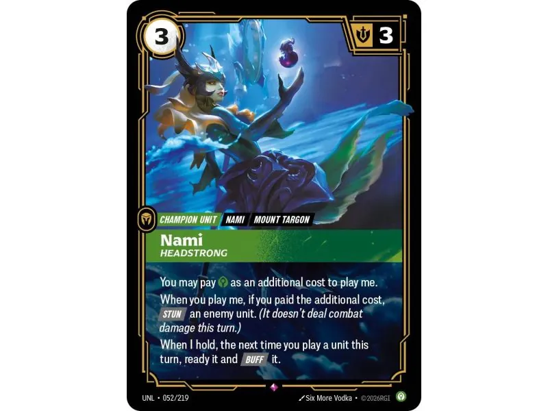 Nami - Headstrong (Base) UNL-052 | UNL | ProCards México