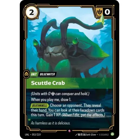 Scuttle Crab (Base) UNL-053 | UNL | ProCards México