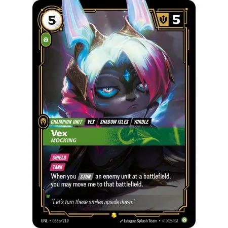 Vex - Mocking (Alt/Token side) UNL-055A | UNL | ProCards México