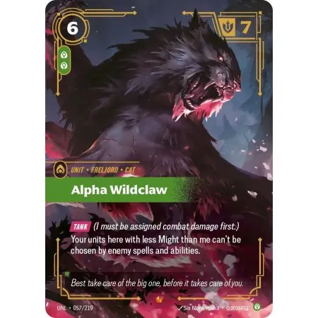Alpha Wildclaw (Base) UNL-057 | UNL | ProCards México