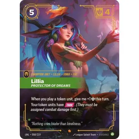 Lillia - Protector of Dreams (Base) UNL-058 | UNL | ProCards México