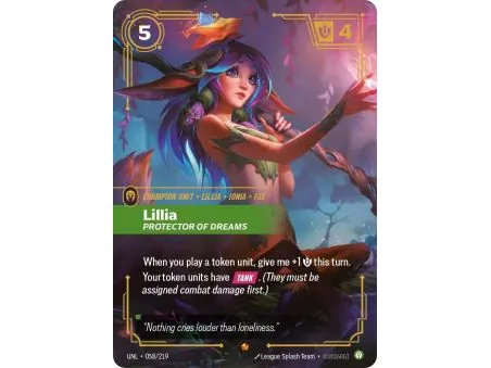 Lillia - Protector of Dreams (Base) UNL-058 | UNL | ProCards México