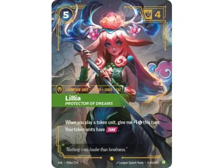 Lillia - Protector of Dreams (Alt/Token side) UNL-058A | UNL | ProCards México