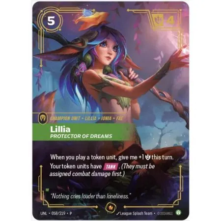 Lillia - Protector of Dreams (Promo) UNL-058-P | UNL | ProCards México