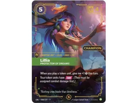 Lillia - Protector of Dreams (Champion Promo) UNL-058-P-Champion | UNL | ProCards México