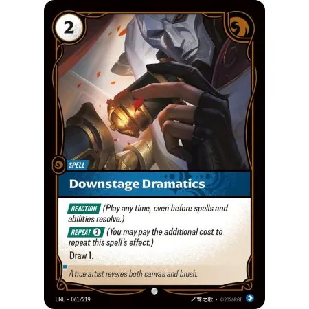 Downstage Dramatics (Base) UNL-061 | UNL | ProCards México