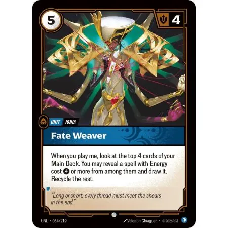Fate Weaver (Base) UNL-064 | UNL | ProCards México