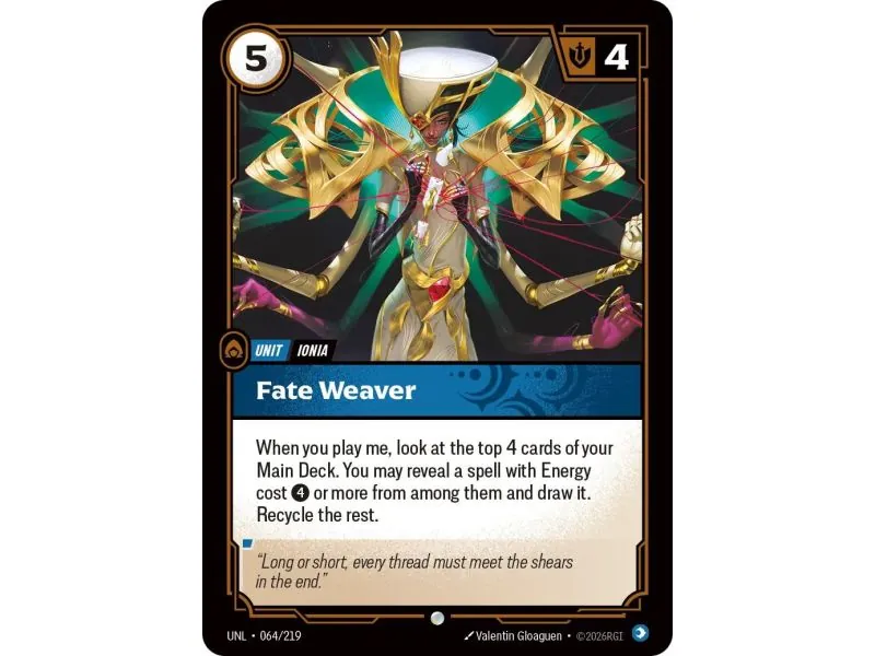 Fate Weaver (Base) UNL-064 | UNL | ProCards México