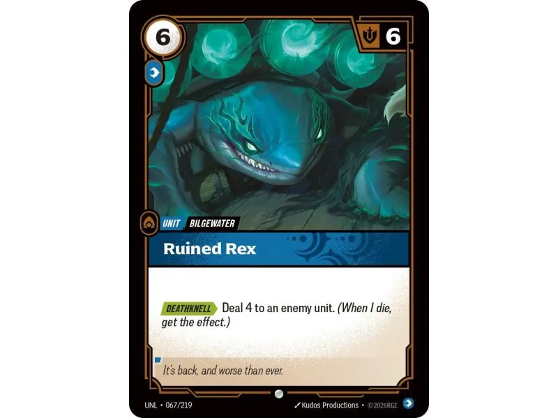Ruined Rex (Base) UNL-067 | UNL | ProCards México