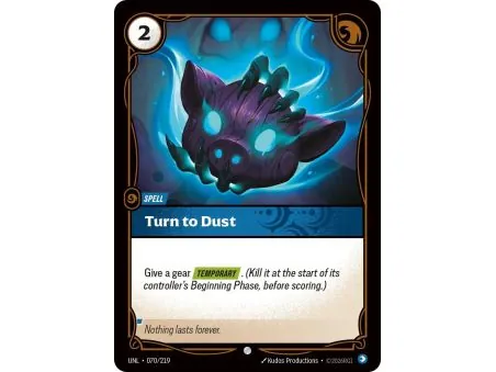Turn to Dust (Base) UNL-070 | UNL | ProCards México