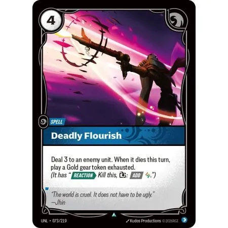 Deadly Flourish (Base) UNL-073 | UNL | ProCards México