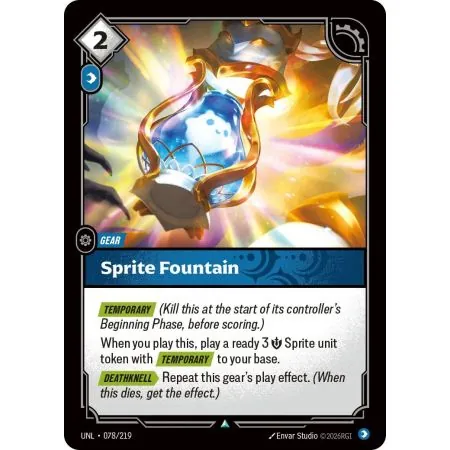 Sprite Fountain (Base) UNL-078 | UNL | ProCards México