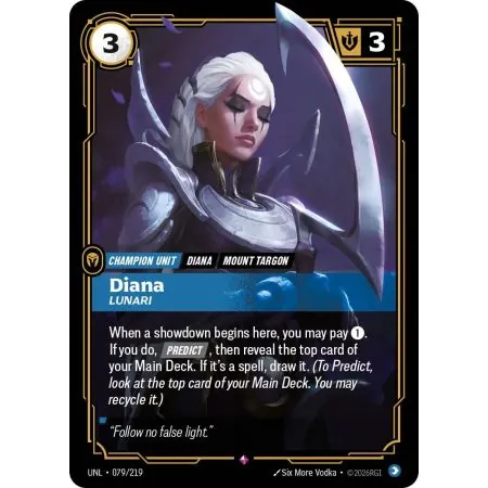 Diana - Lunari (Base) UNL-079 | UNL | ProCards México