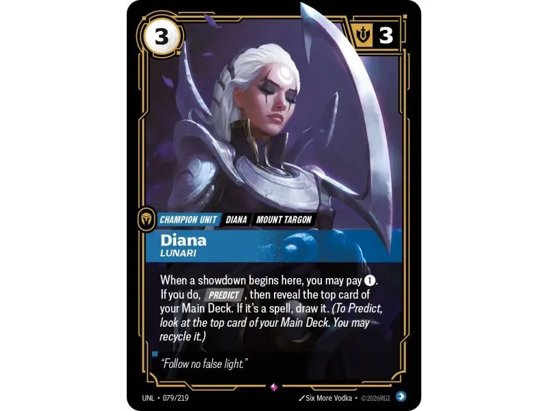 Diana - Lunari (Base) UNL-079 | UNL | ProCards México