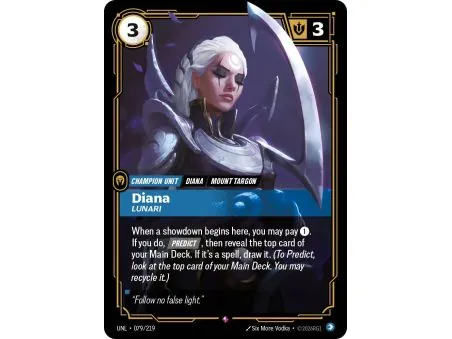 Diana - Lunari (Base) UNL-079 | UNL | ProCards México