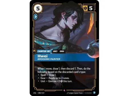 Hwei - Brooding Painter (Base) UNL-080 | UNL | ProCards México