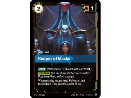 Keeper of Masks (Base) UNL-081 | UNL | ProCards México