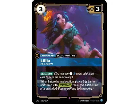Lillia - Fae Fawn (Base) UNL-082 | UNL | ProCards México
