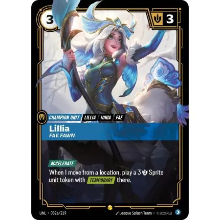 Lillia - Fae Fawn (Alt/Token side) UNL-082A | UNL | ProCards México
