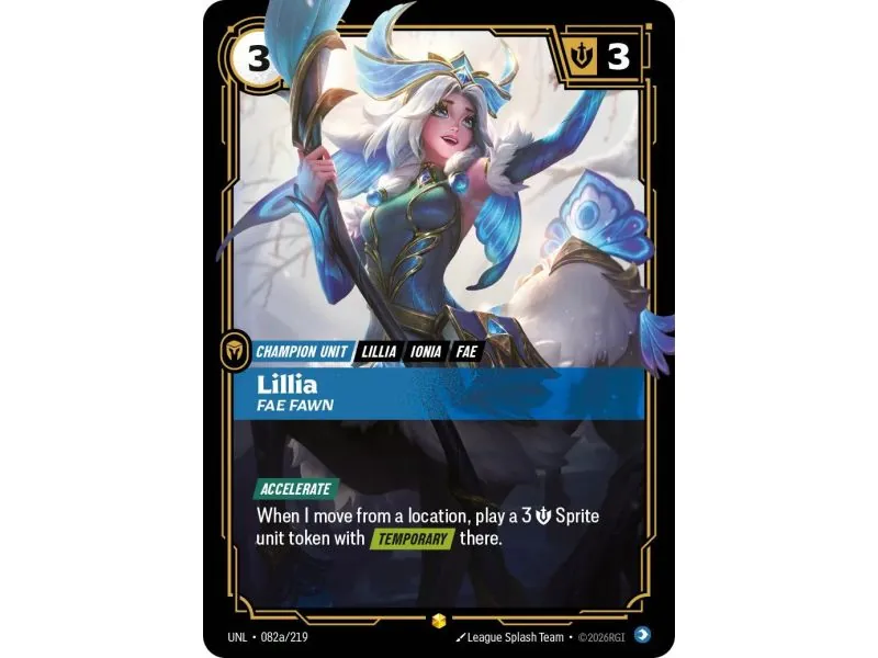 Lillia - Fae Fawn (Alt/Token side) UNL-082A | UNL | ProCards México