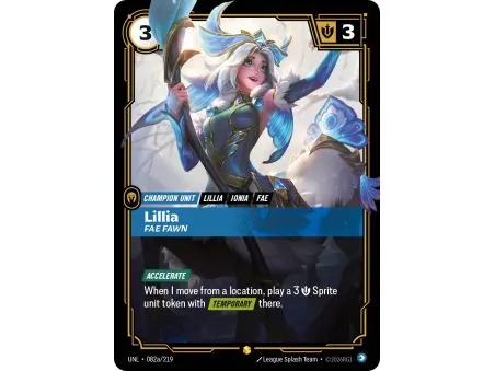 Lillia - Fae Fawn (Alt/Token side) UNL-082A | UNL | ProCards México