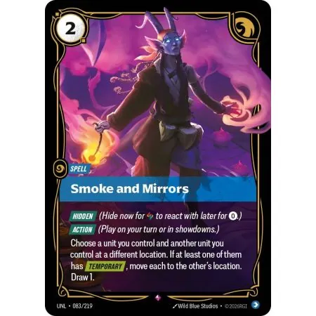 Smoke and Mirrors (Base) UNL-083 | UNL | ProCards México