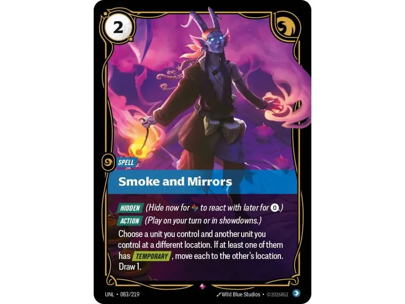 Smoke and Mirrors (Base) UNL-083 | UNL | ProCards México