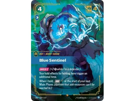 Blue Sentinel (Base) UNL-087 | UNL | ProCards México