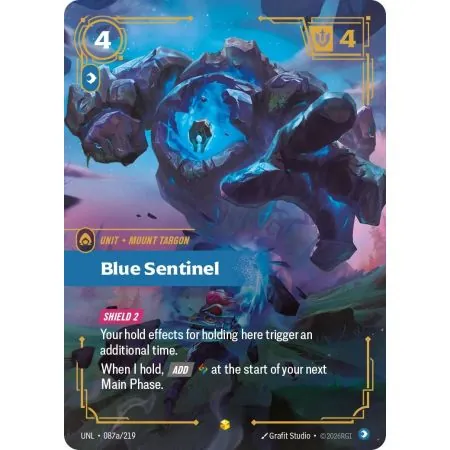 Blue Sentinel (Alt/Token side) UNL-087A | UNL | ProCards México