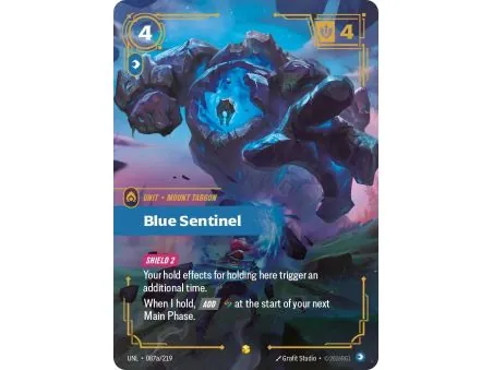 Blue Sentinel (Alt/Token side) UNL-087A | UNL | ProCards México