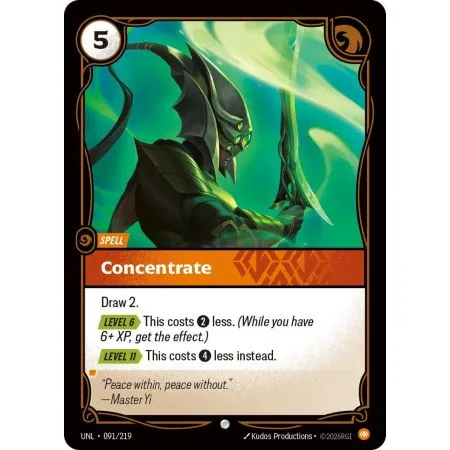 Concentrate (Base) UNL-091 | UNL | ProCards México