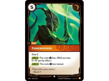 Concentrate (Base) UNL-091 | UNL | ProCards México