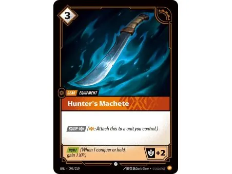 Hunter's Machete (Base) UNL-096 | UNL | ProCards México